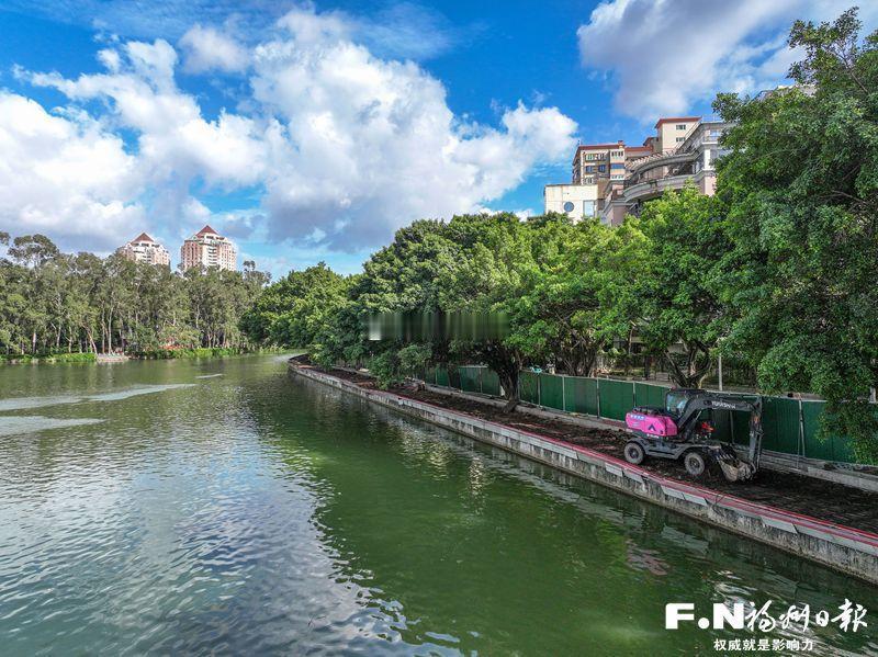 福州西湖老栈道启动升级改造首次在西湖园区启用微晶石纤维木纹板，预计6月底完工 
