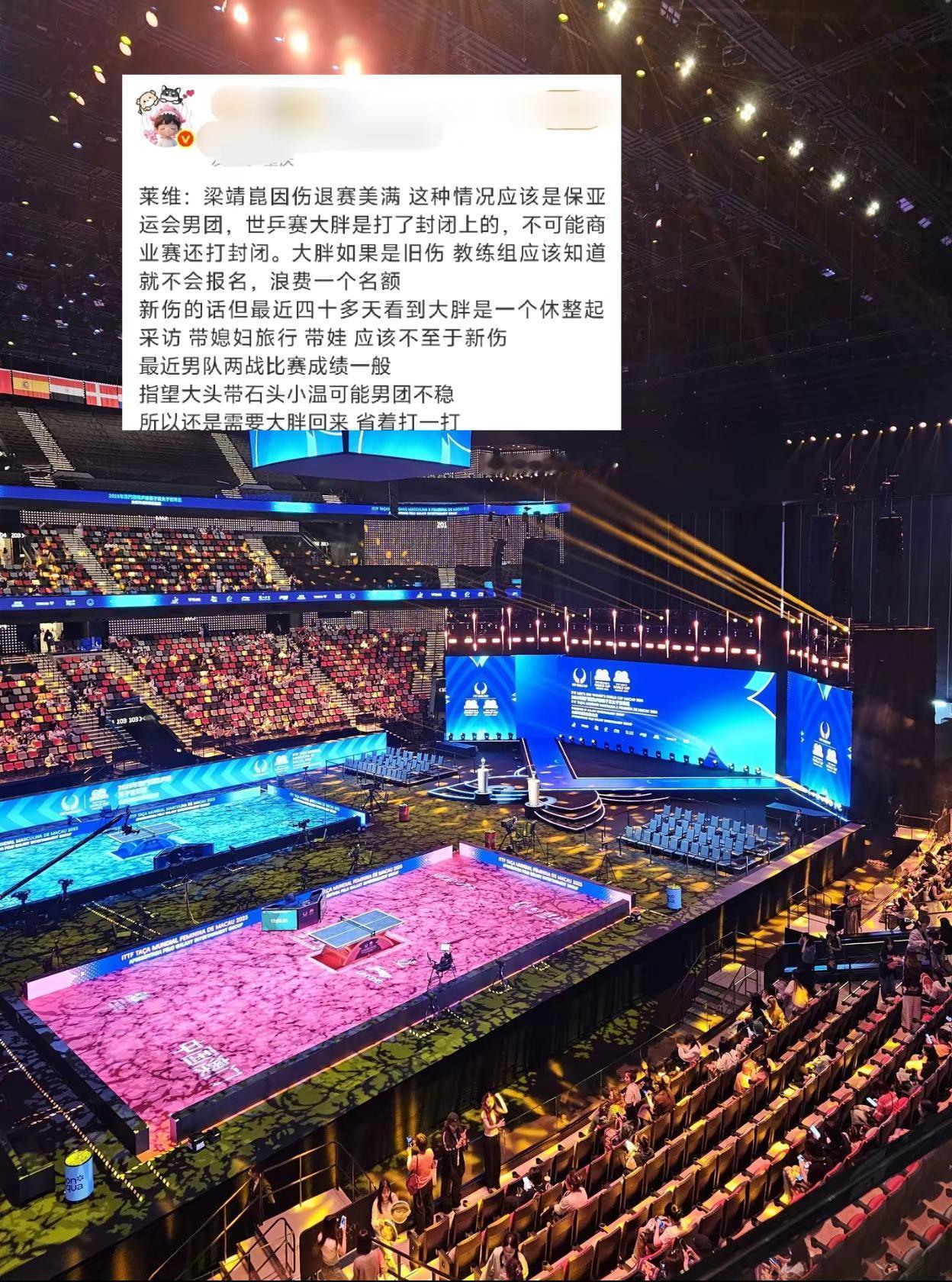 梁靖崑因伤退赛! 保亚运会男团。梁靖崑 乒乓球