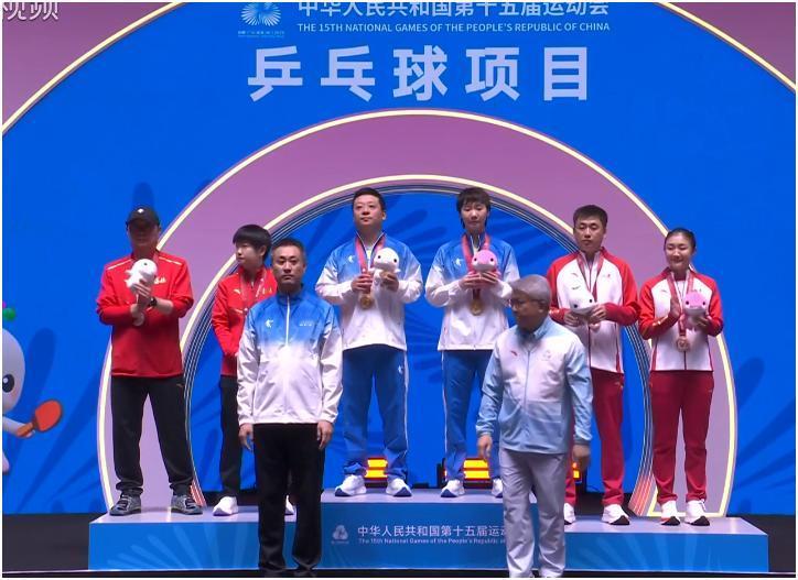 全运会乒乓球三个个人单项结束。
1、男单前四：樊振东(上海）、林诗栋(海南）、王