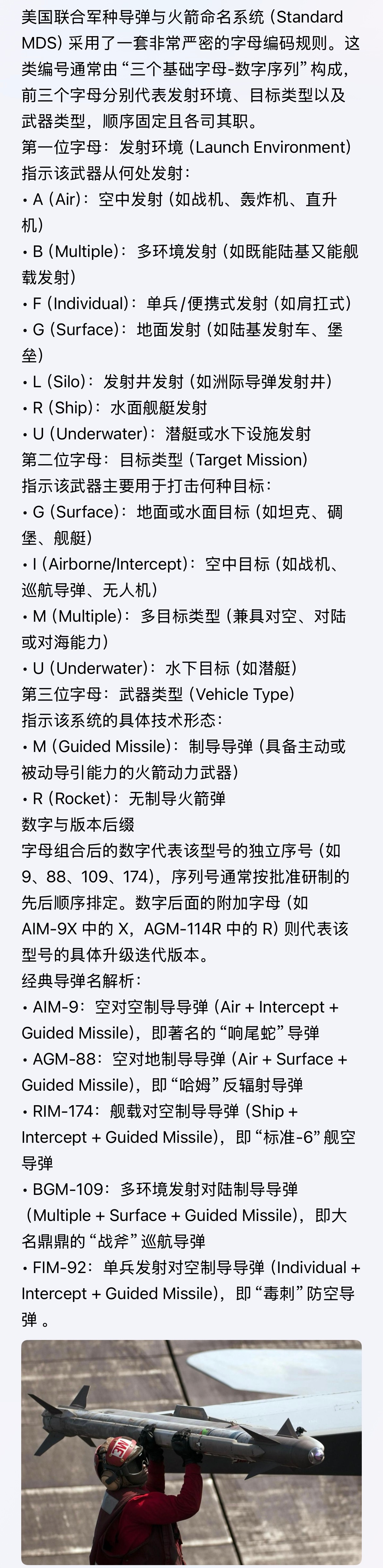 美军导弹名称解码。。。全球武器装备盘点俄乌战争美伊冲突 ​​​
