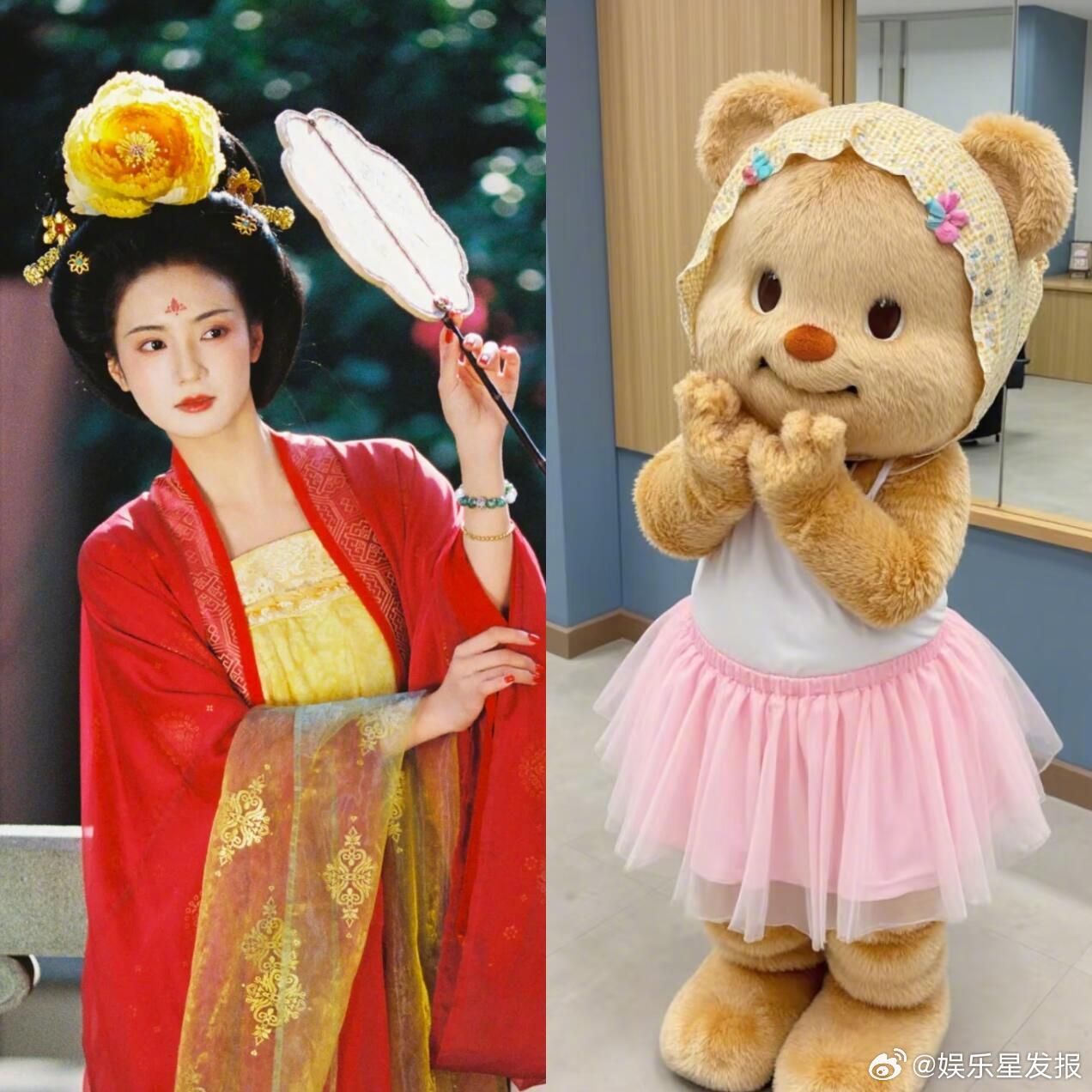 李幼贞奶油小熊塑 县主虽坏，但实在萌萌~真和奶油小熊完美适配上了，每个表情都不违