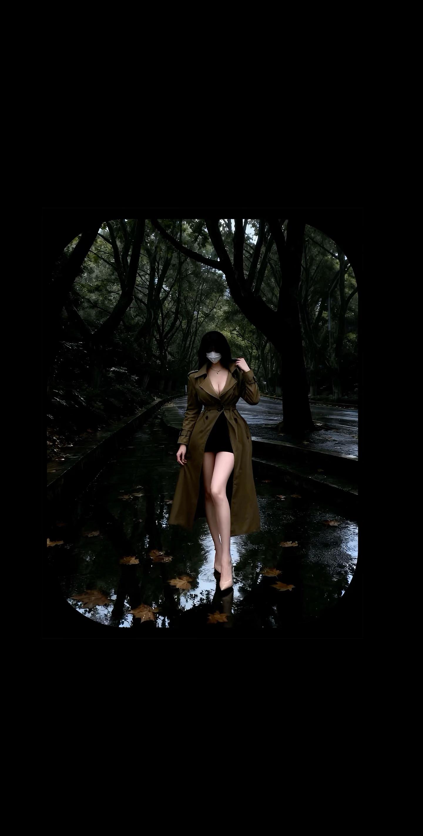 南京 梧桐大道 风衣