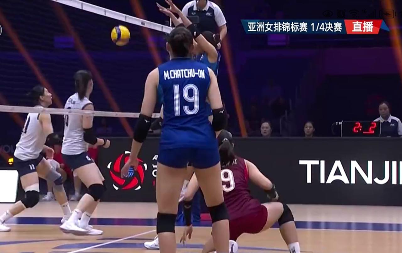 亚洲女排锦标赛1/4决赛：泰国队3-0韩国队率先晋级四强
​
​       北