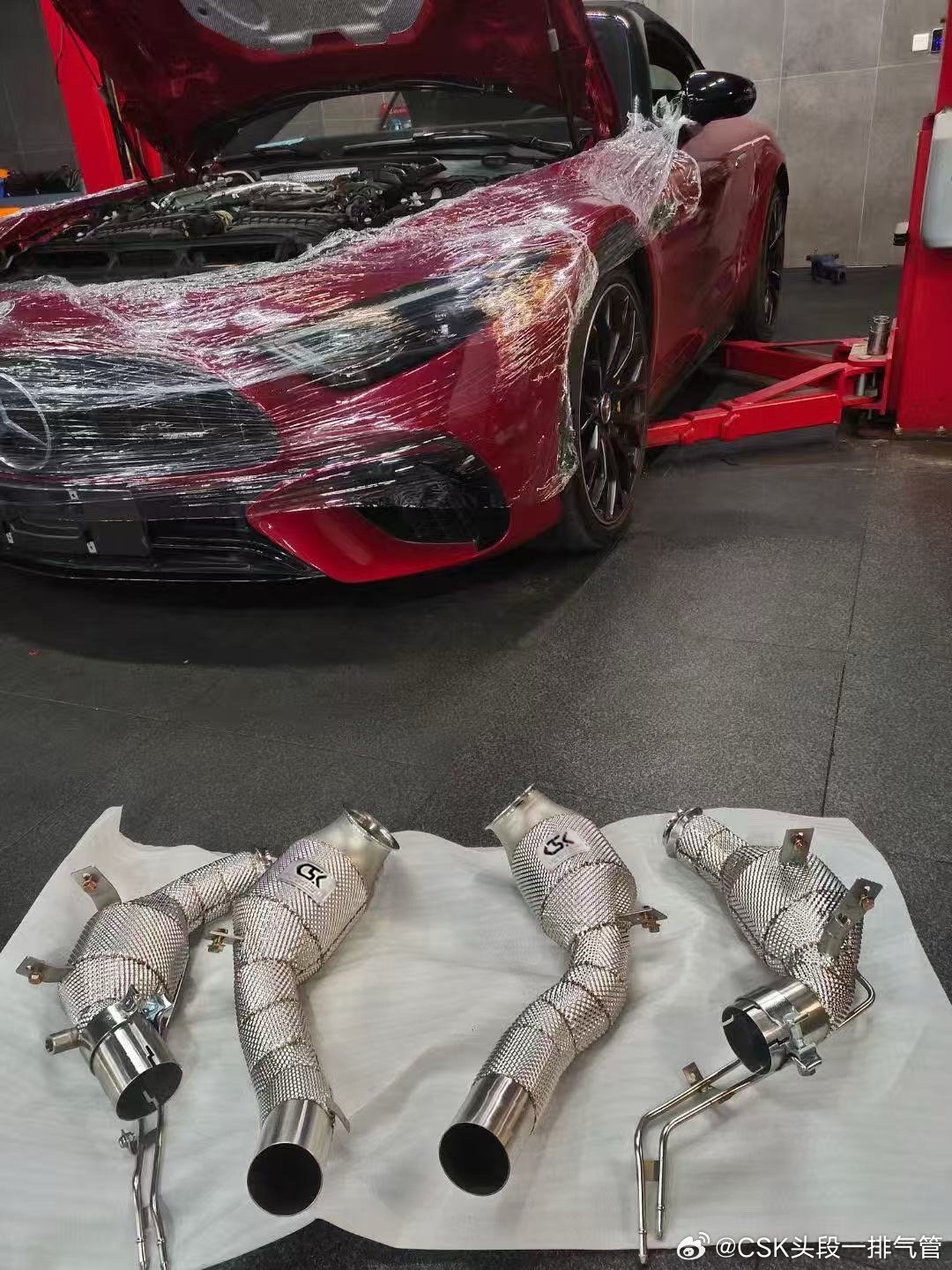24款 奔驰AMG SL63 ⬆️ 升级CSK头段300目/ BMC风格 ​​​
