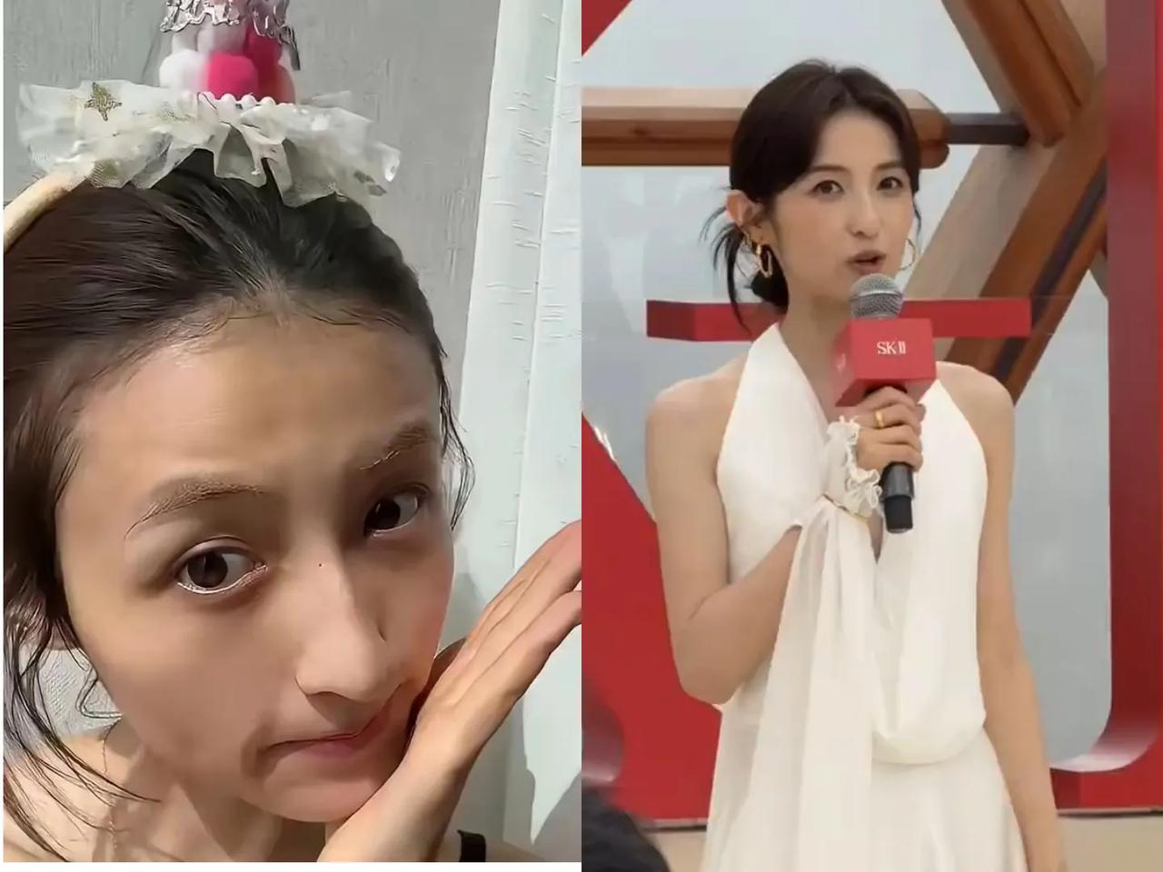 我给我妈看了张子枫瘦身后的照片，
本来以为我妈会夸张子枫更漂亮了，没想到我妈对我