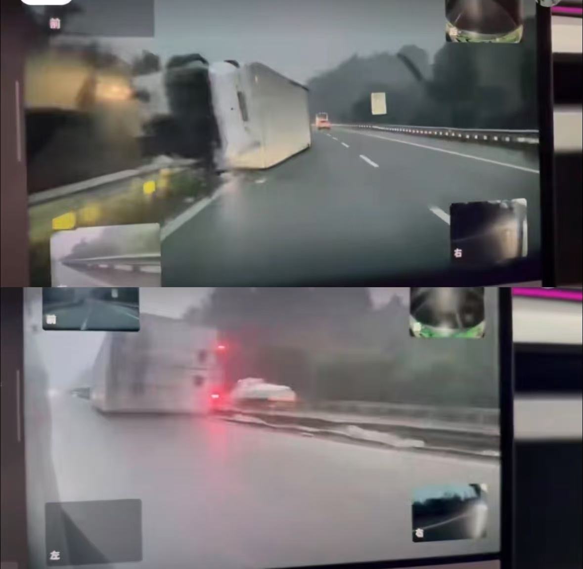 生死瞬间！特斯拉辅助驾驶毫秒级响应紧急避开横停卡车，车主点赞：20万的车这一下就