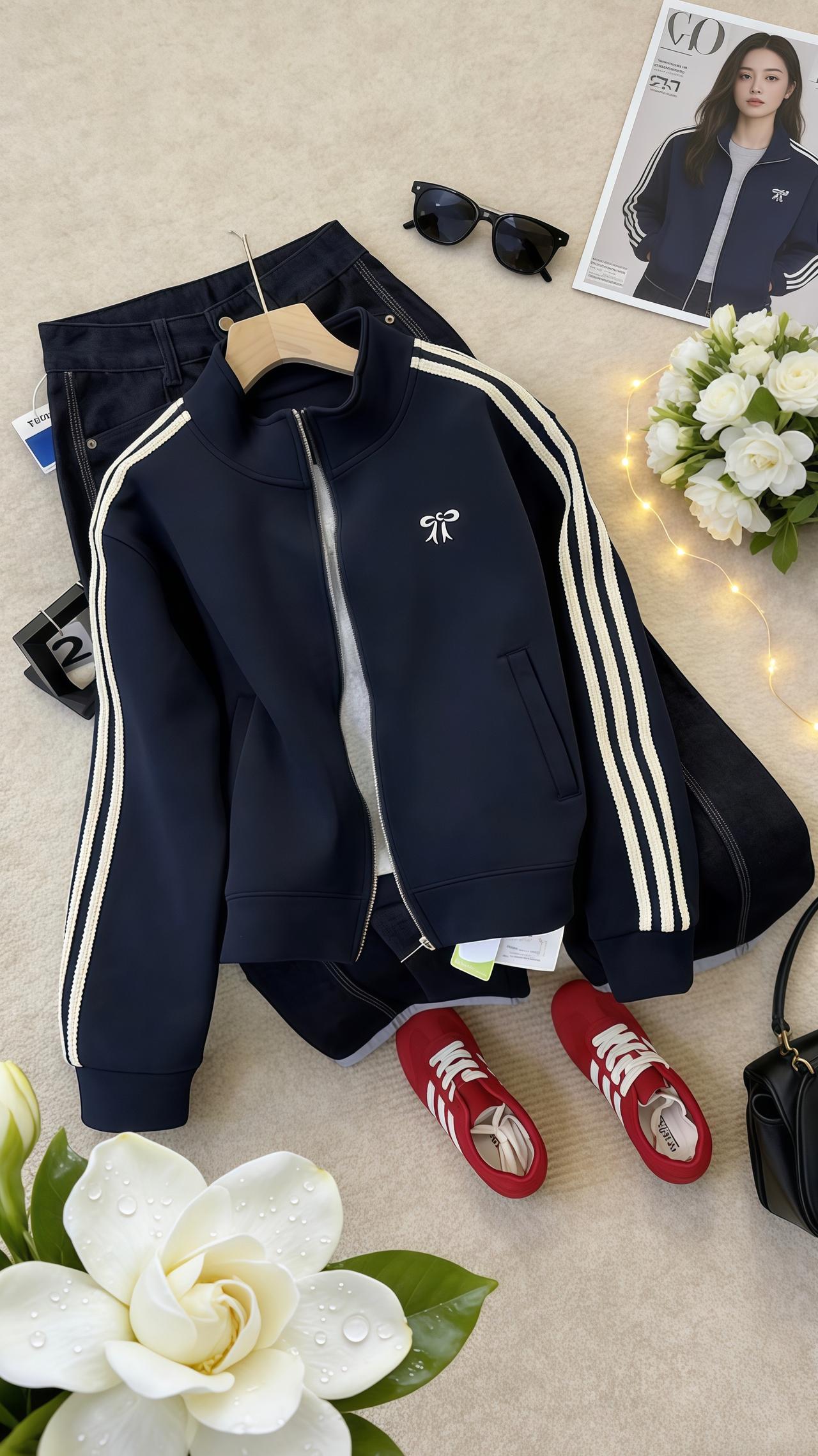 立领拉链短外套 小个子穿搭 休闲百搭