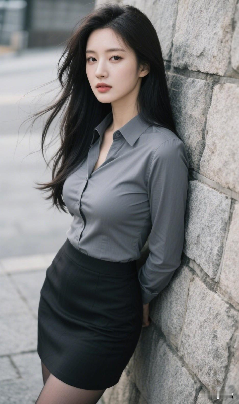 当御姐感遇上故事感
一段凌乱的发丝
一抹灰调里的光影