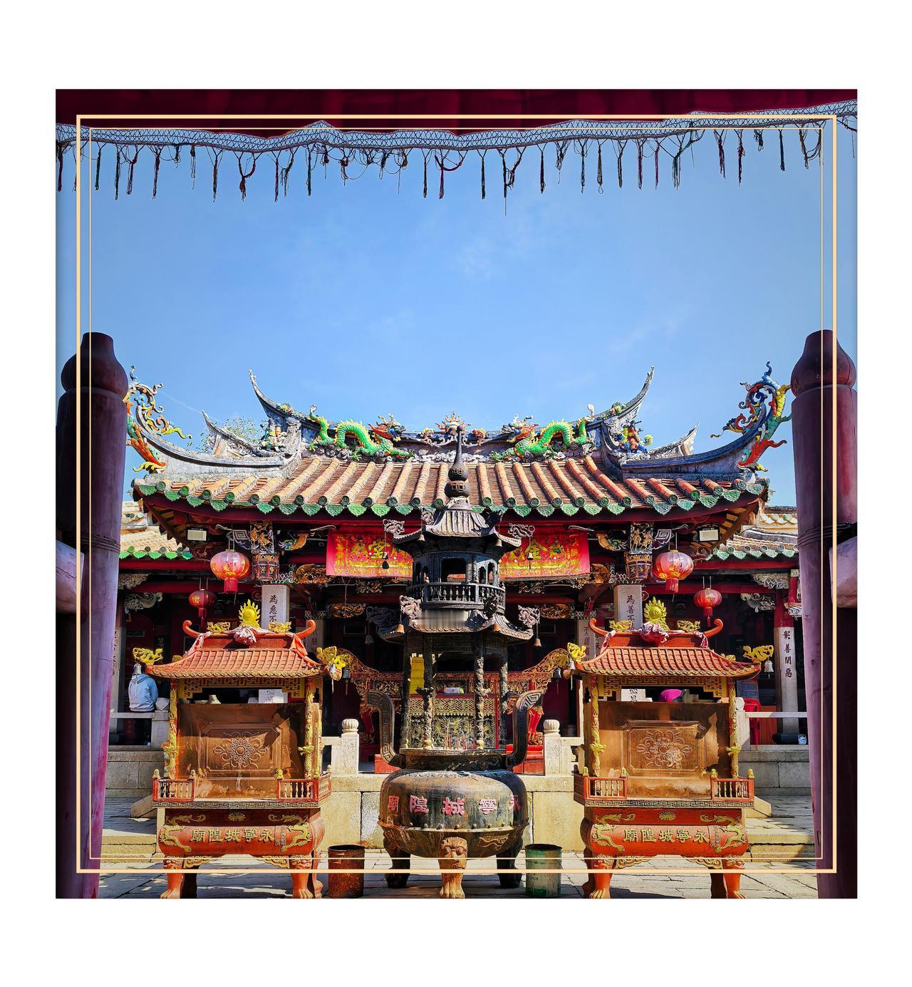 古寺庙风光福建建筑有特色