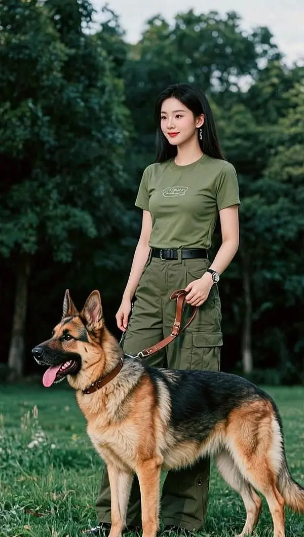 AI人犬户外影