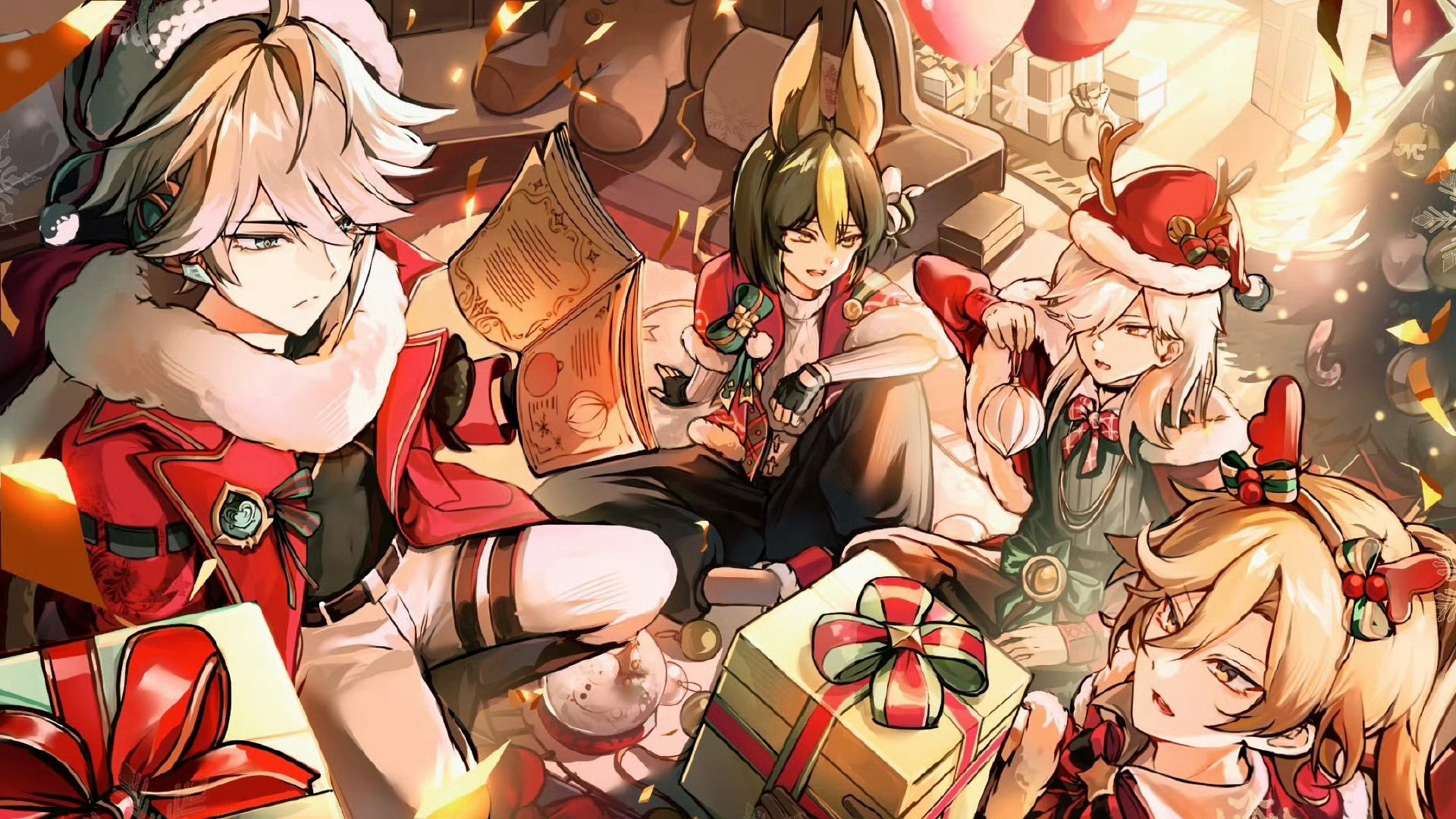 原神[超话]  圣诞快乐画师：kats20000 