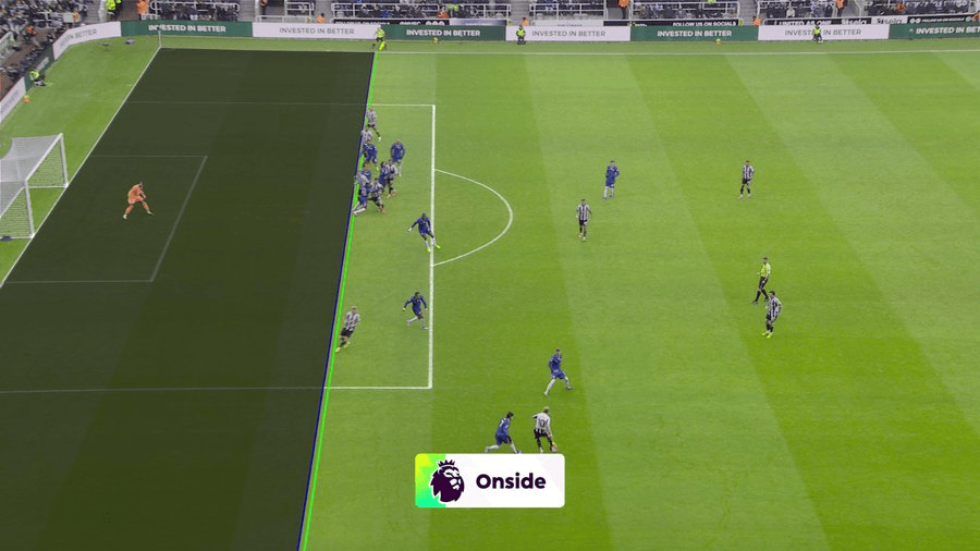 英超官方：半自动越位系统故障，沃尔特马德第二球手动画线