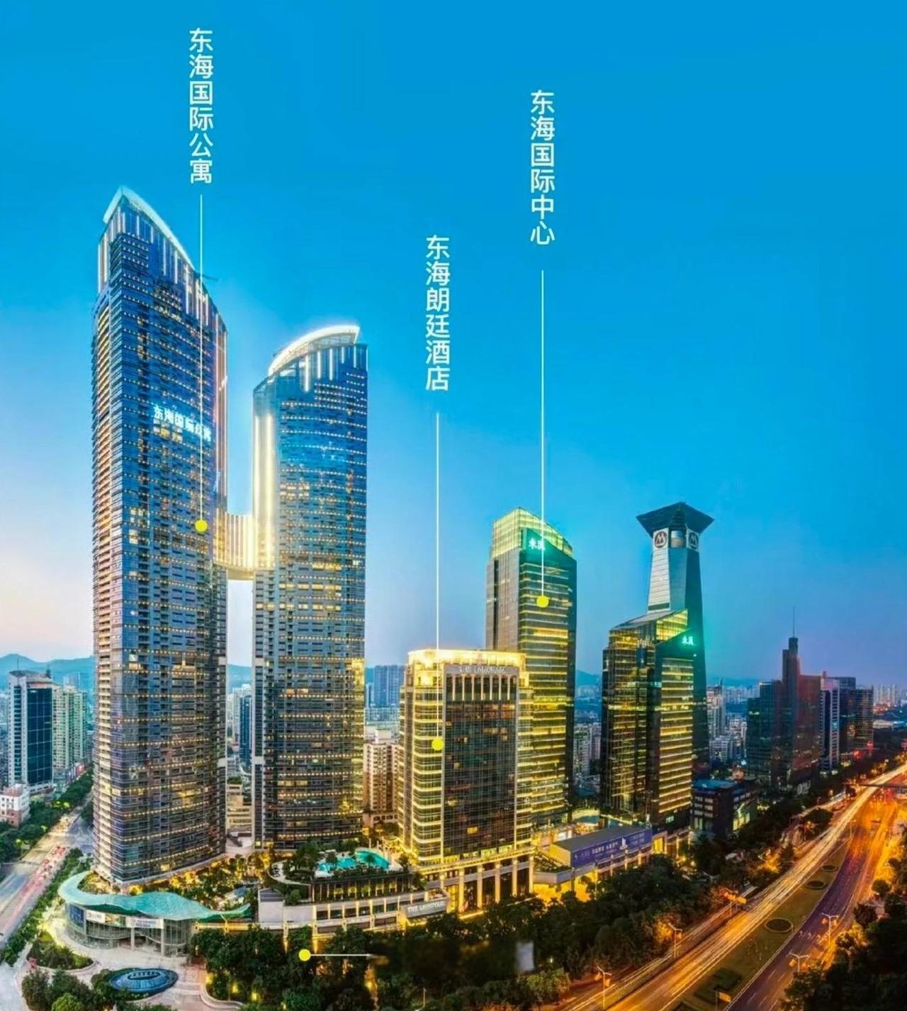 香蜜湖顶级公寓6折拍卖，朝南看海景/交通方便/位置好，东海国际5.3万起~

东