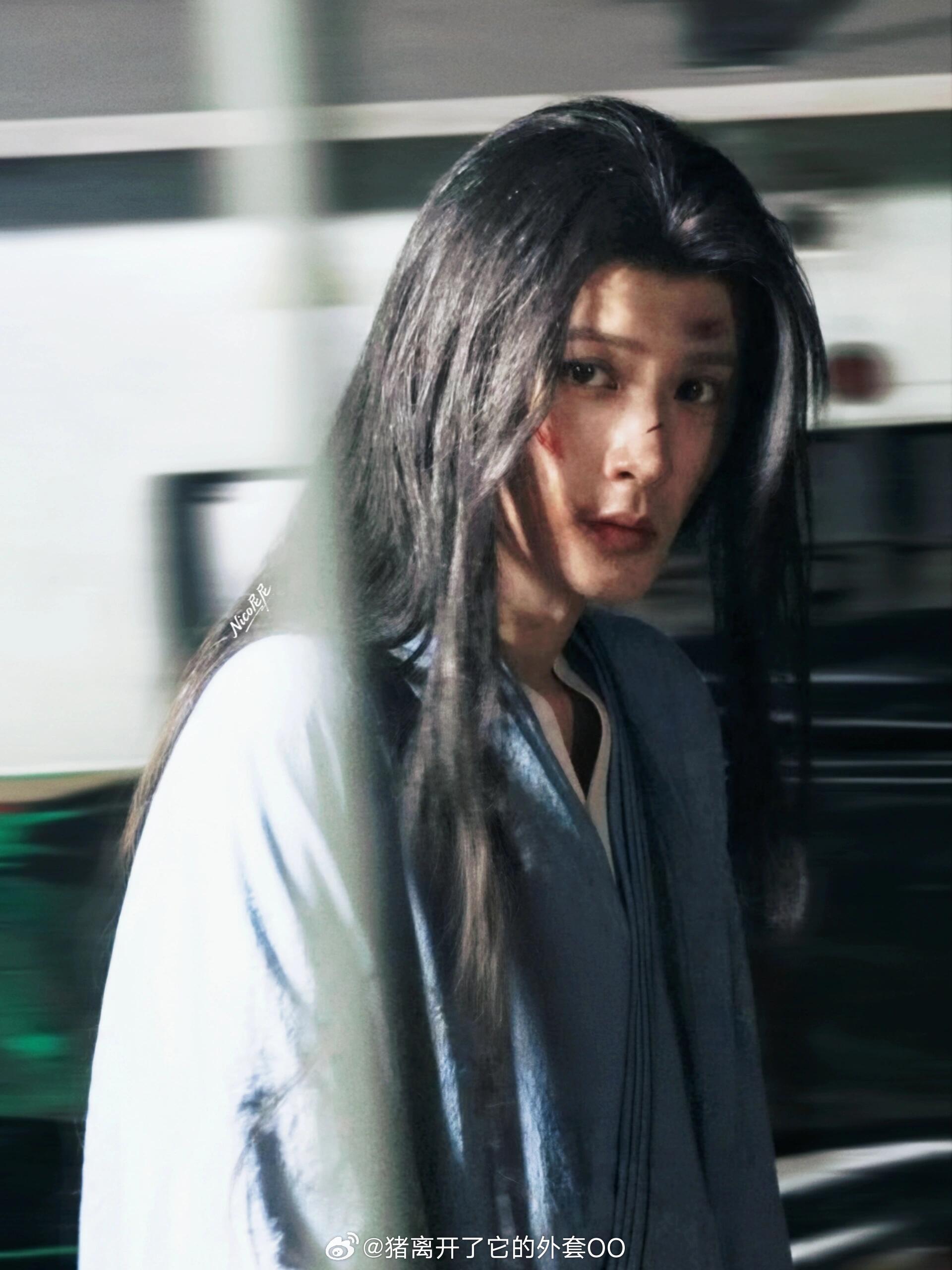 檀健次《何不同舟渡》谢却山伤痕妆路透，破碎感的美！！