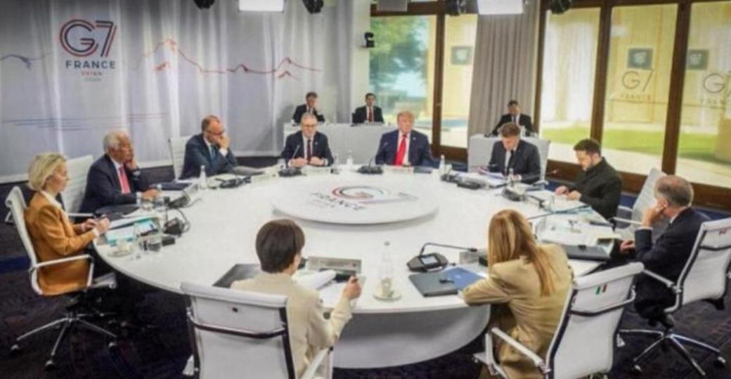 *G7峰会在法国刚开完，一份官方发布的声明里赫然写着：反对在台湾海峡单方面改变现