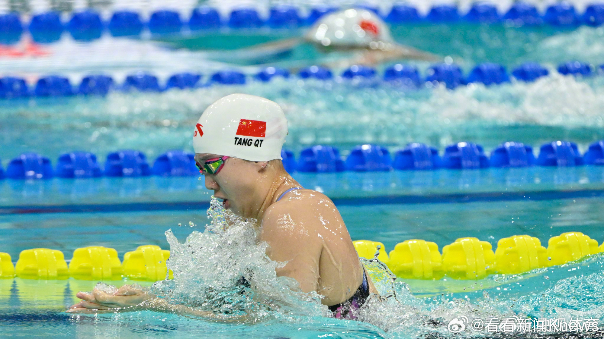 【唐钱婷刷新女子50米蛙泳亚洲纪录！】#唐钱婷刷新亚洲纪录#2026年中国游泳公