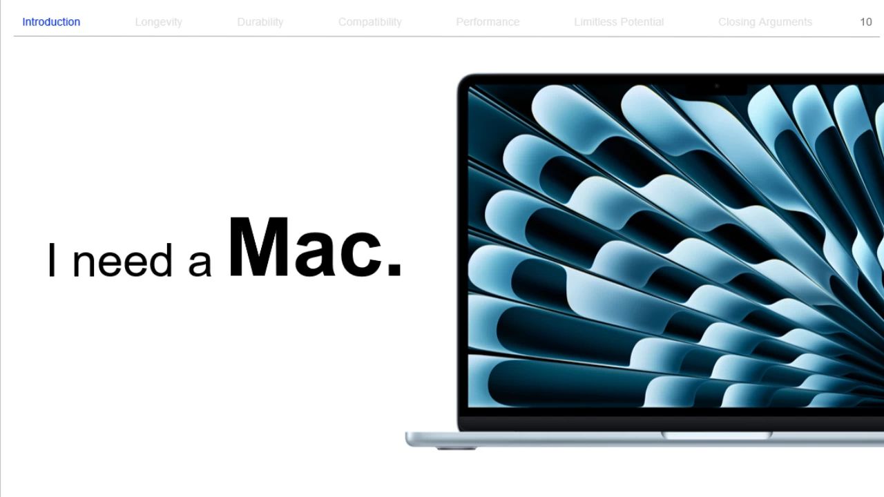 苹果发布 81 页幻灯片：帮孩子说服父母买 Mac 作为学习