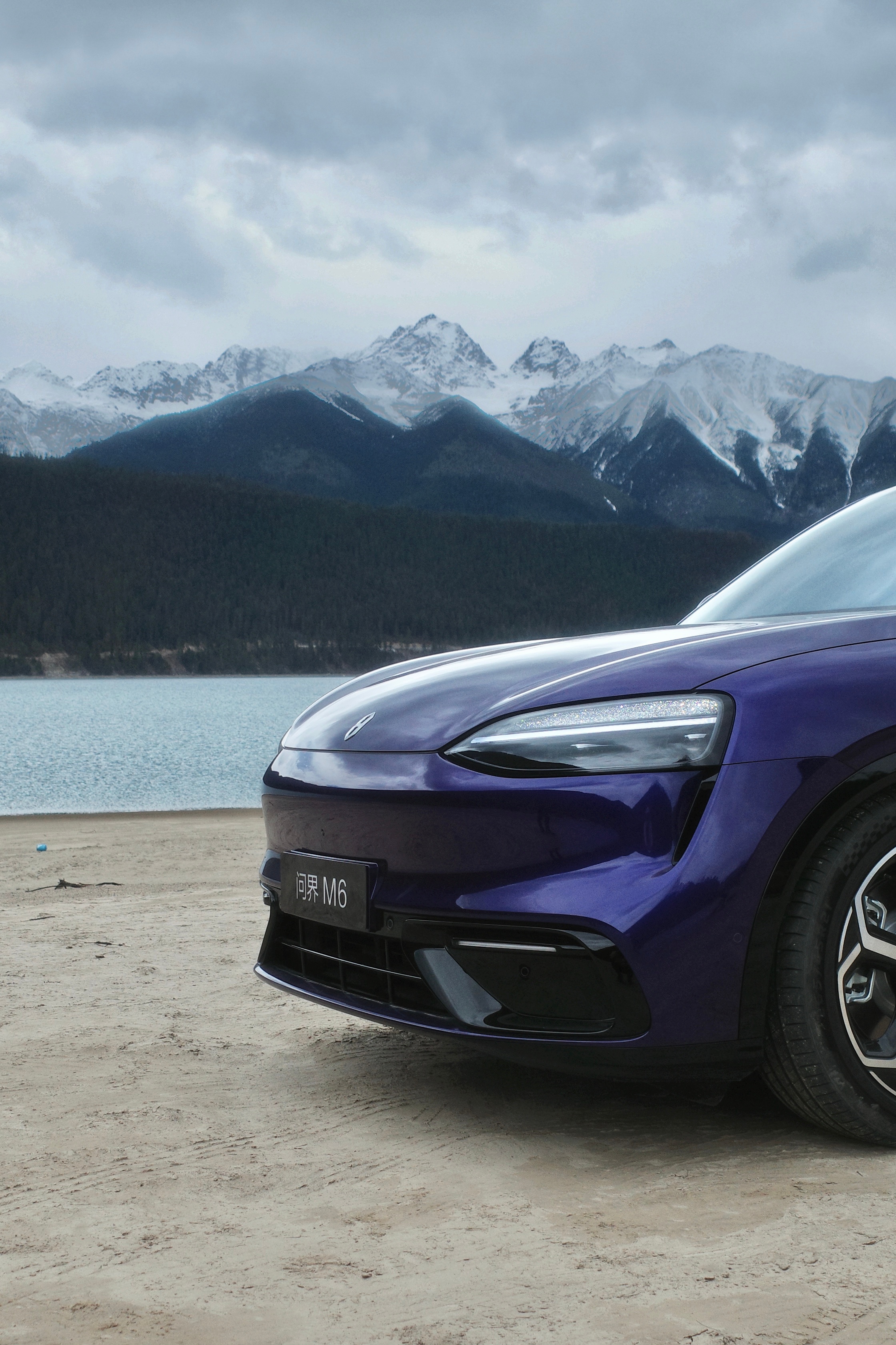 雪山遇见了桃花，和问界M6更搭问界m6 林芝