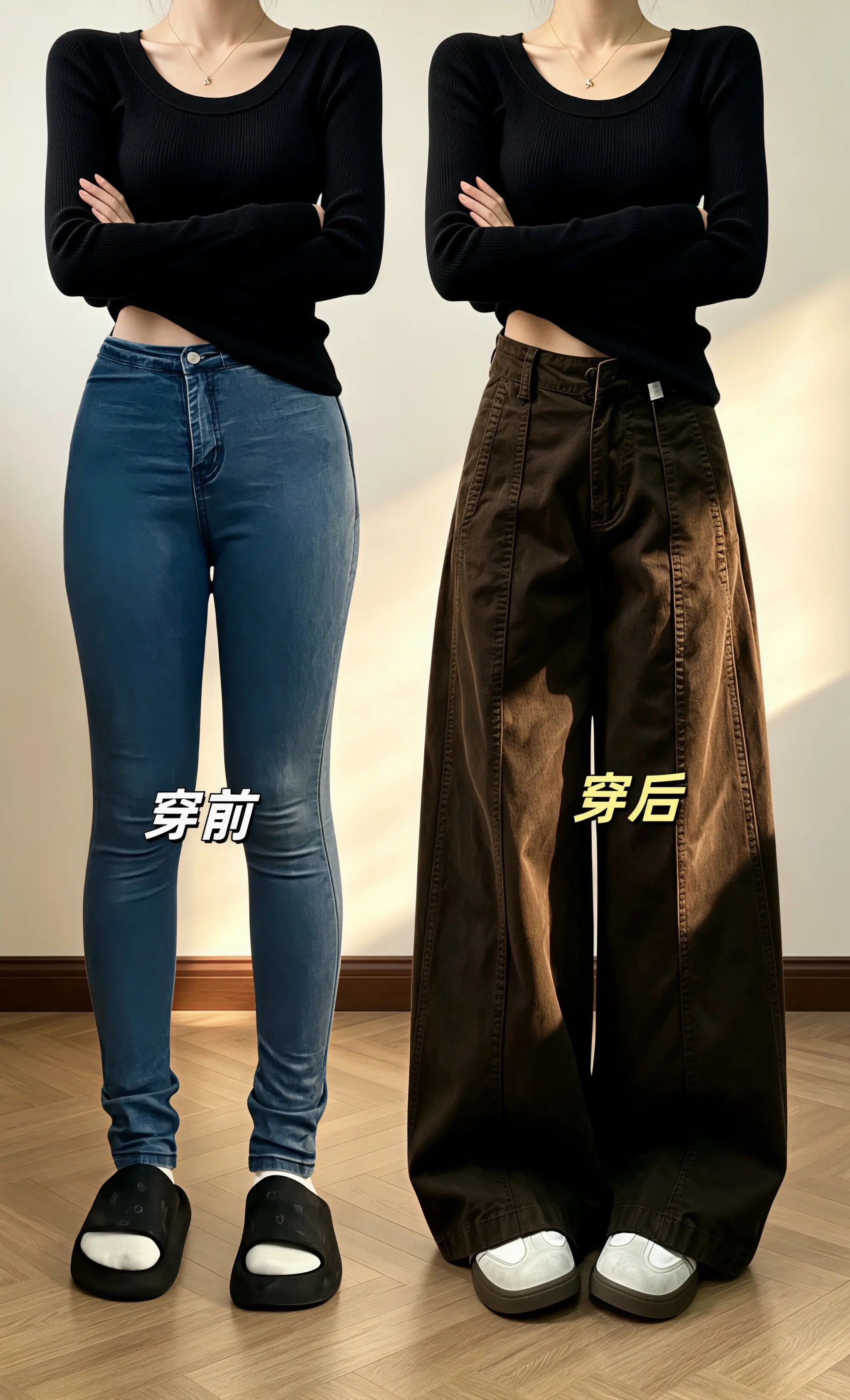 休闲减龄穿搭 好看的裤子怎么会嫌多 日常穿搭分享 通勤搭配 秋季新款