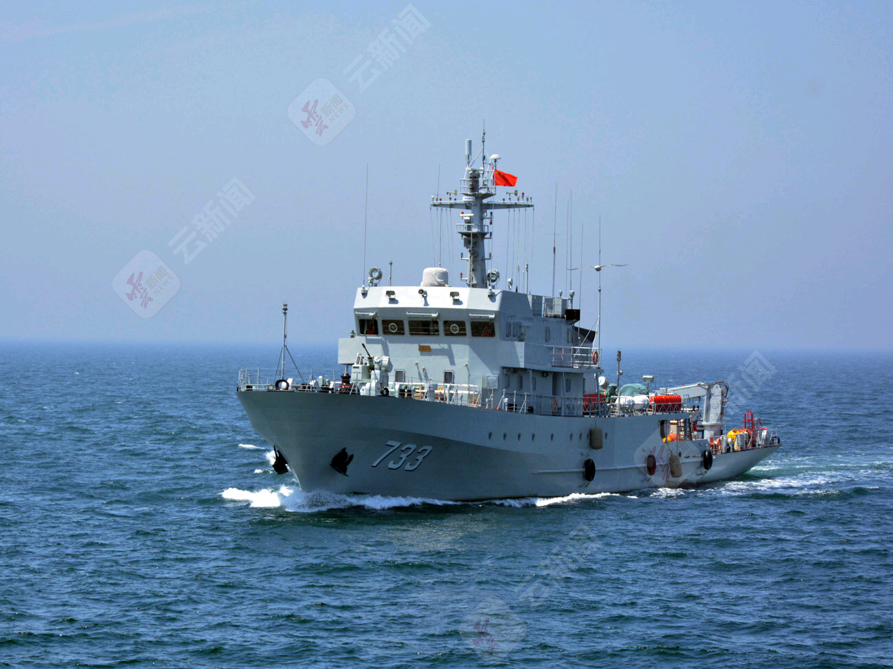 081型扫雷舰宣威舰头一次收集火腿舰这么多好图烽火问鼎计划中国海军