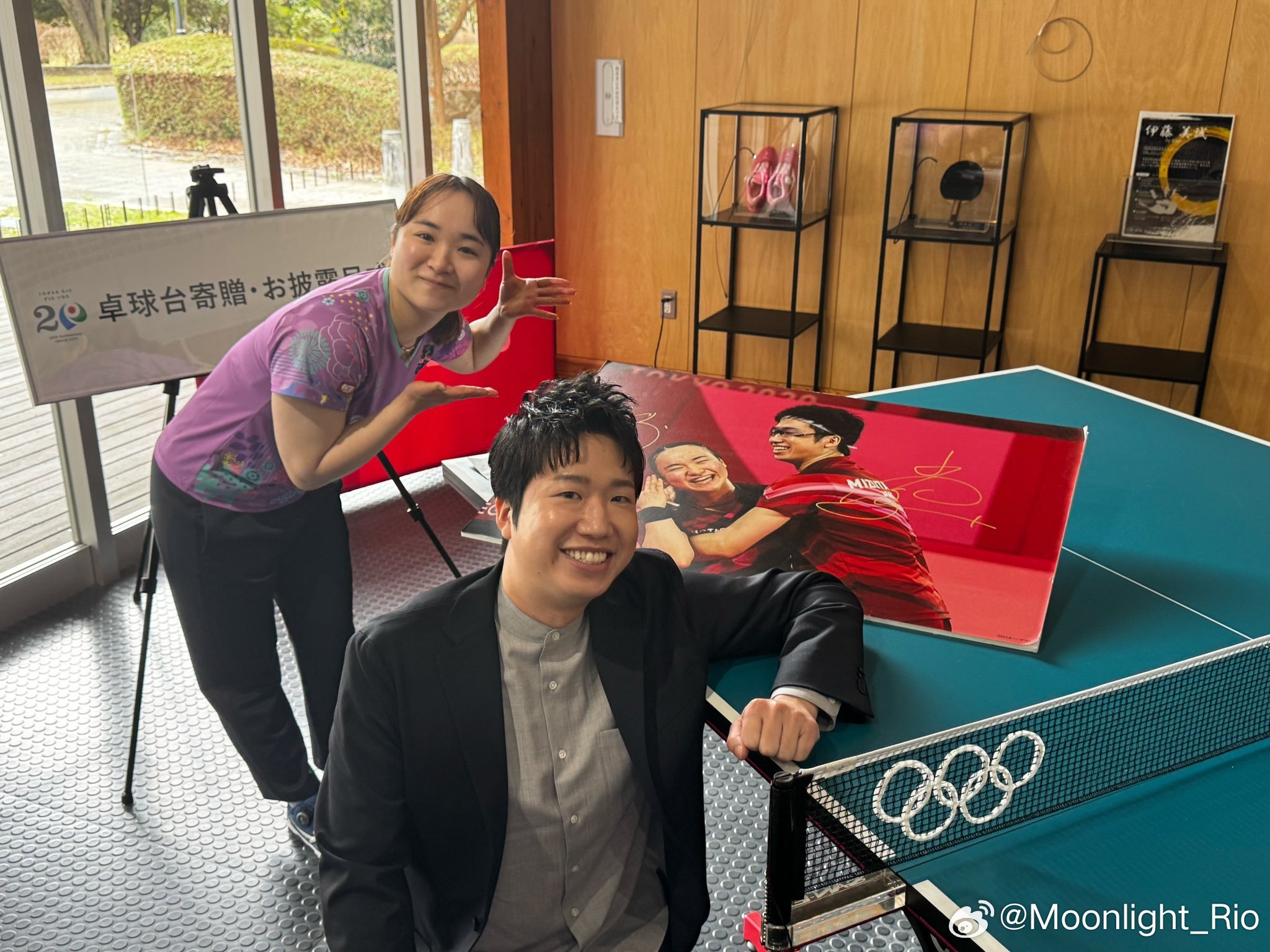 水谷隼：这一周竟然和美诚见了两次，所以拍了很多照片🤳我们关系很好🤝不过被拒绝