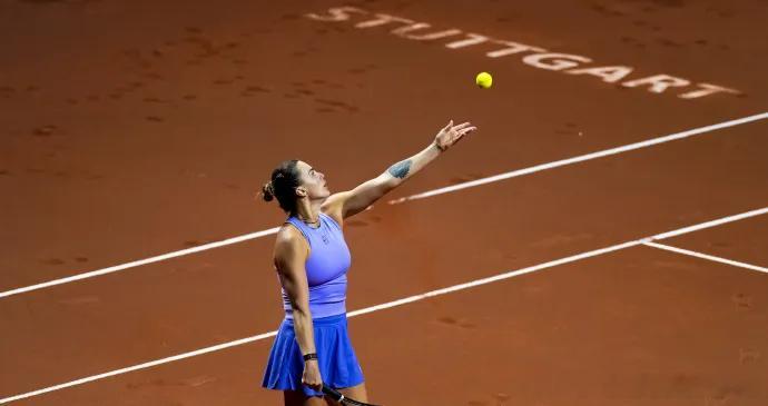 WTA官网公布，世界第一萨巴伦卡因伤退出WTA斯图加特站，弗雷希递补进入正赛。萨