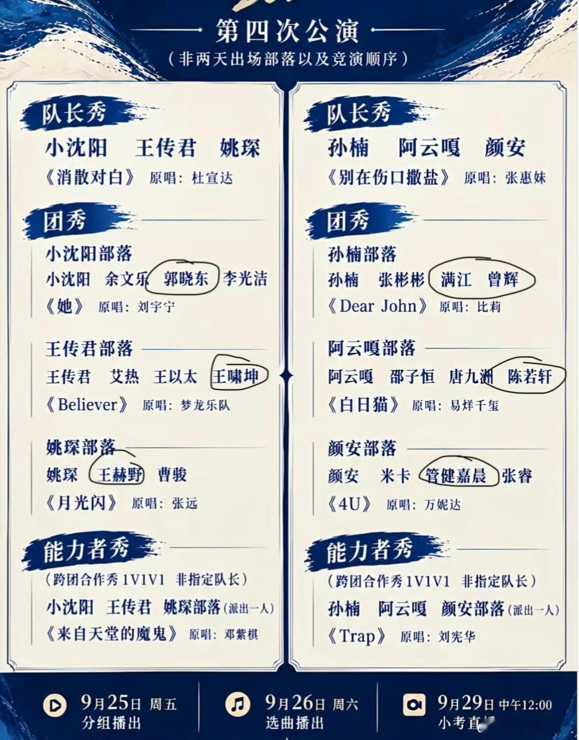 披荆斩棘四公淘汰位预测 《披荆斩棘》四公淘汰战即将打响，网友预测了比较危险的淘汰