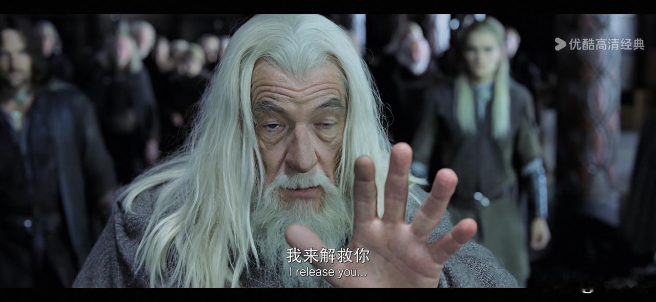 《魔戒》里，洛汗国国王希优顿被萨鲁曼附身，形容枯槁，如同僵尸，直到白袍巫师甘道夫