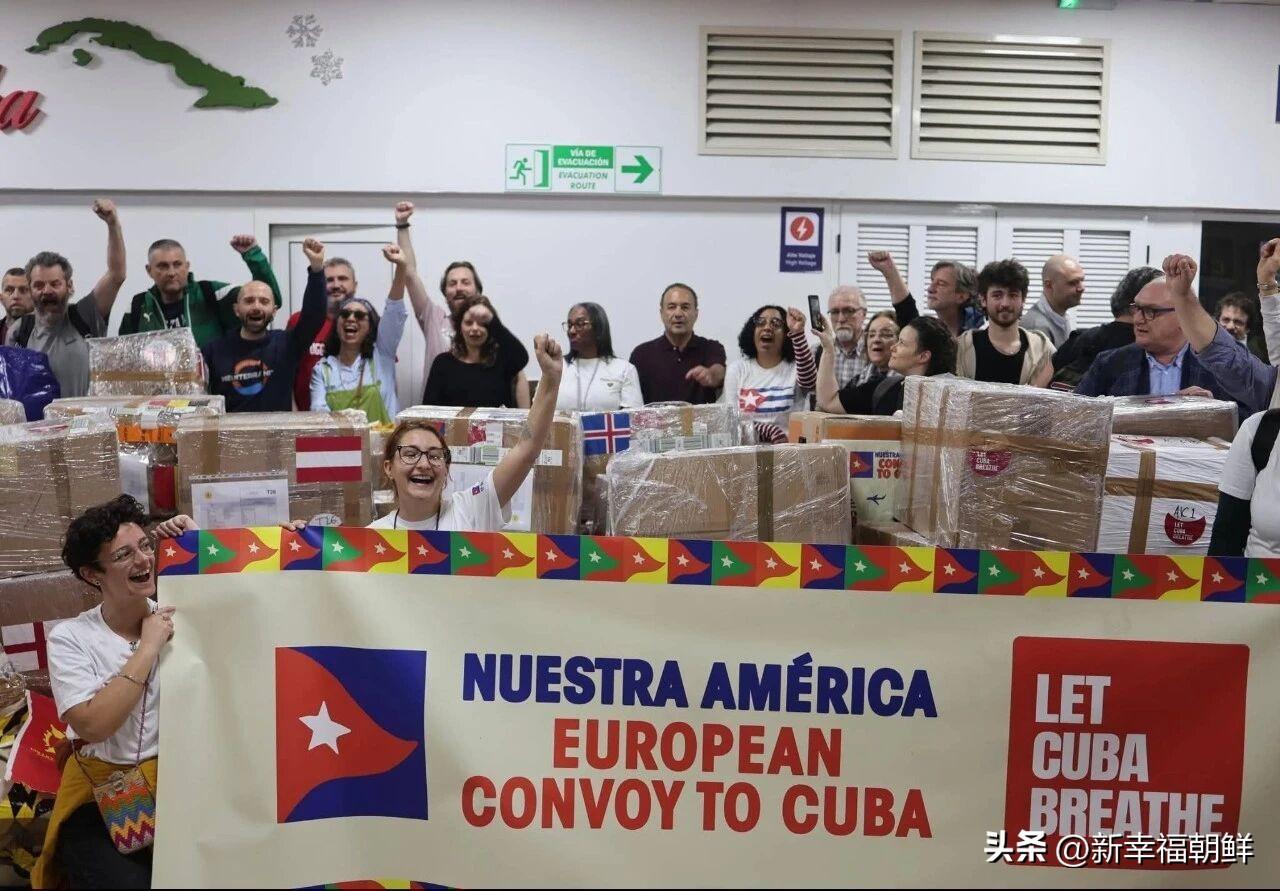 欧洲声援古巴车队日前降落在何塞・马蒂国际机场。
运往儿科和肿瘤医院的5 吨药品及