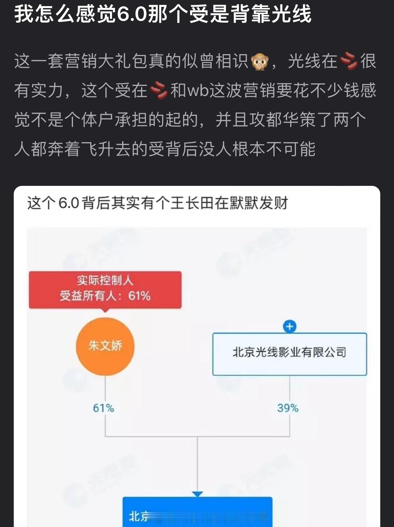 6.0的梓渝是不是背靠光线？这一套yx大礼包真的似曾相识丁禹兮，光线在🫘很有实