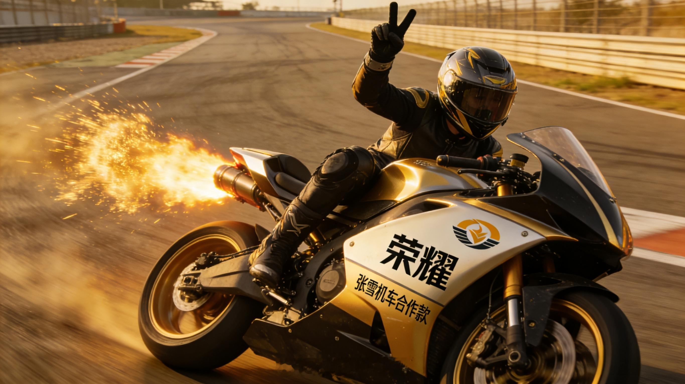 荣耀张雪机车战略合作荣耀×张雪机车：这波联名我真的服，说真的，荣耀和张雪机车的合