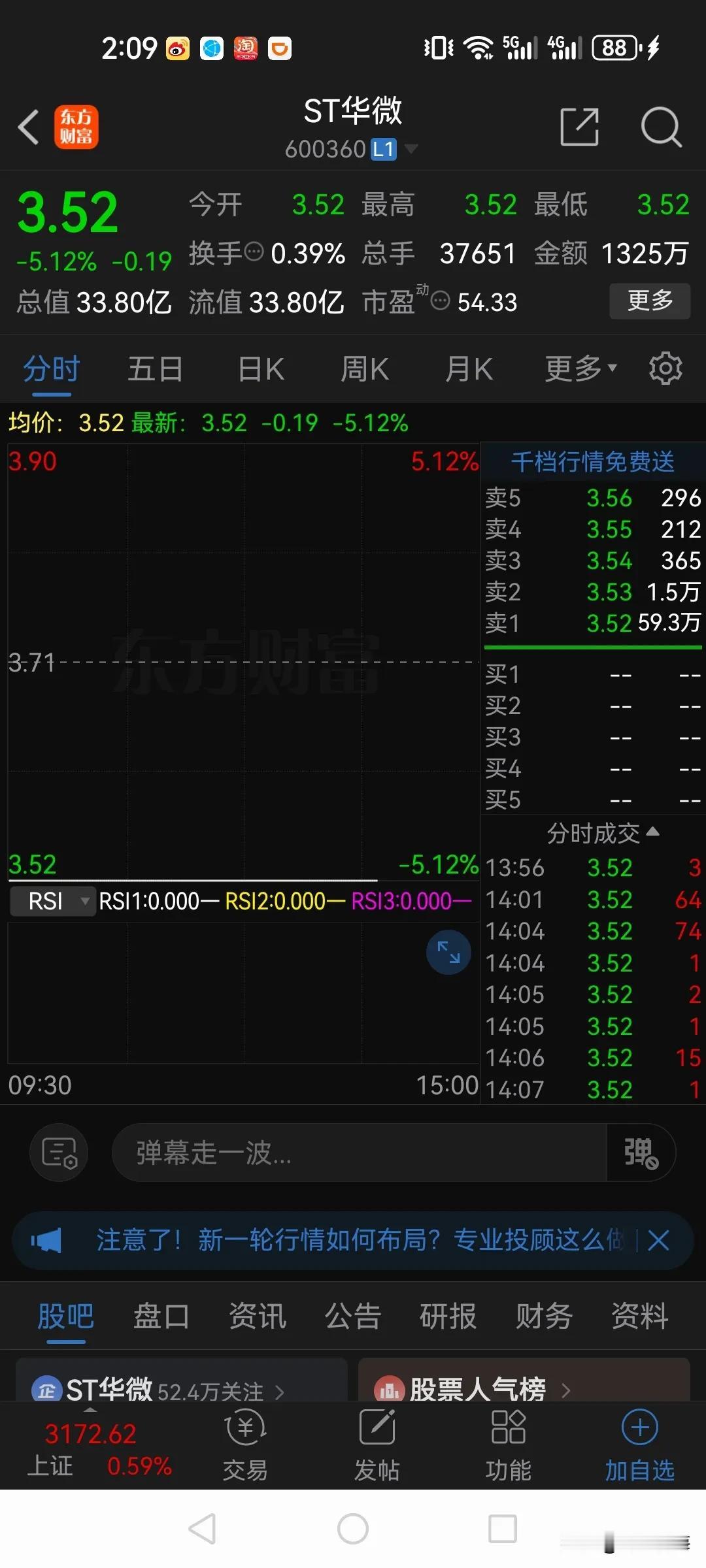 已经是第11个一字跌停了，跌停板封单依然高达59万手！

宝马进去，自行车链条出