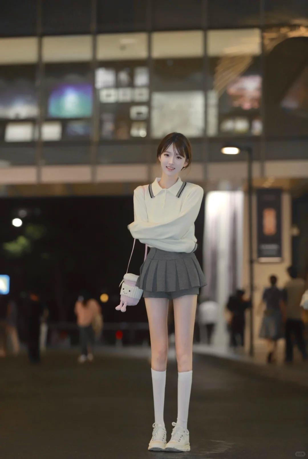 初恋感美少女，好甜美啊！
小红薯：依依呢