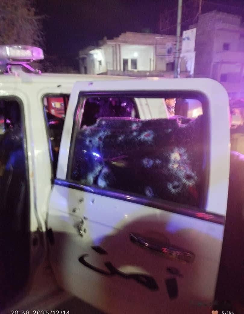 当地时间昨天深夜，叙利亚HTS政权内政部下属的一支公路巡逻队在伊德利卜省的马拉特