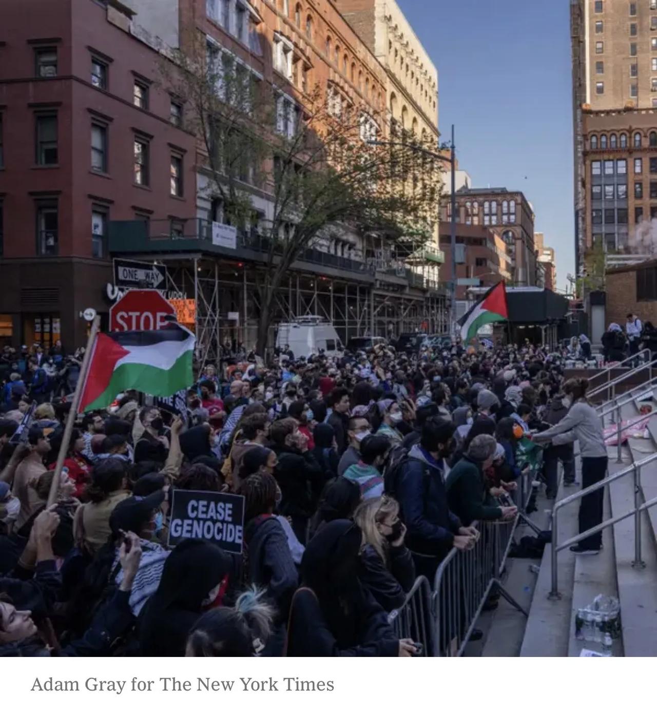 我也来简单的说一下，爆发在美国各大学声势浩大的反以浪潮。我个人觉得，美国总统拜登