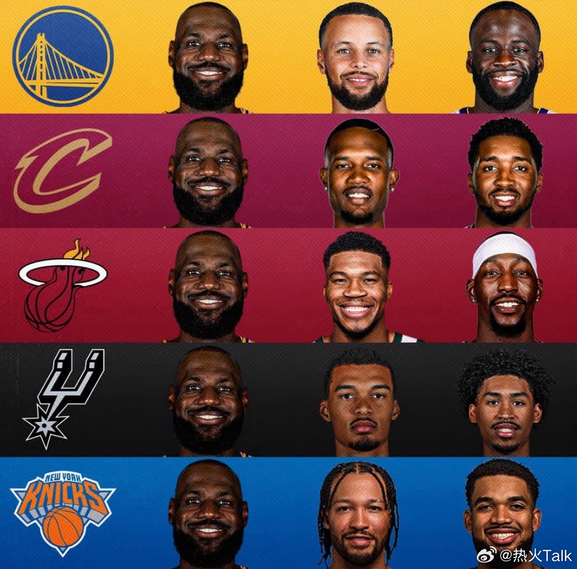 毫无疑问，热火三巨头最具竞争力詹姆斯nba交易迈阿密热火