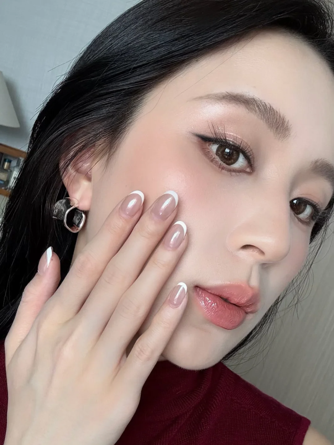 巨显高级的法式海莉美甲💅简约耐看！