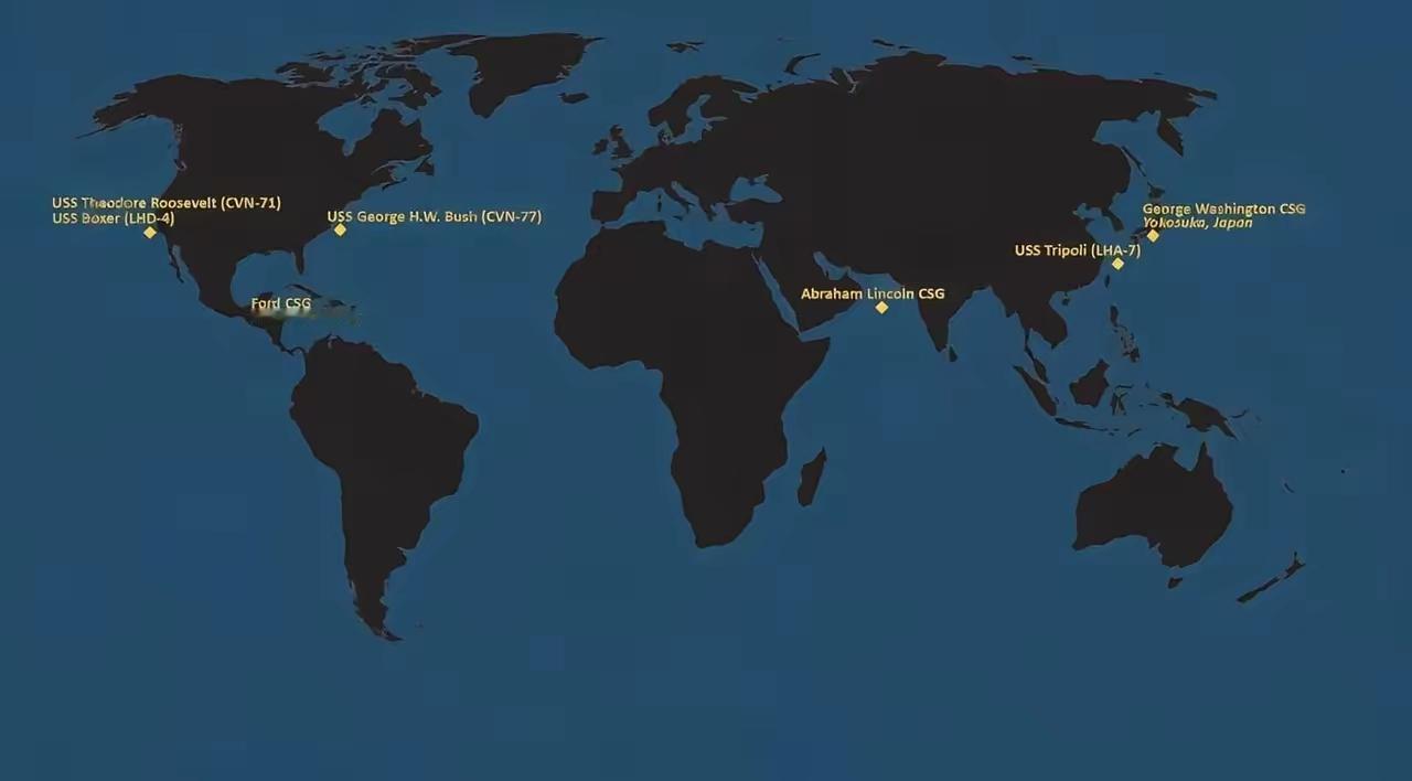 伊朗💣。美军USS Abraham Lincoln (CVN-72)航母打击群