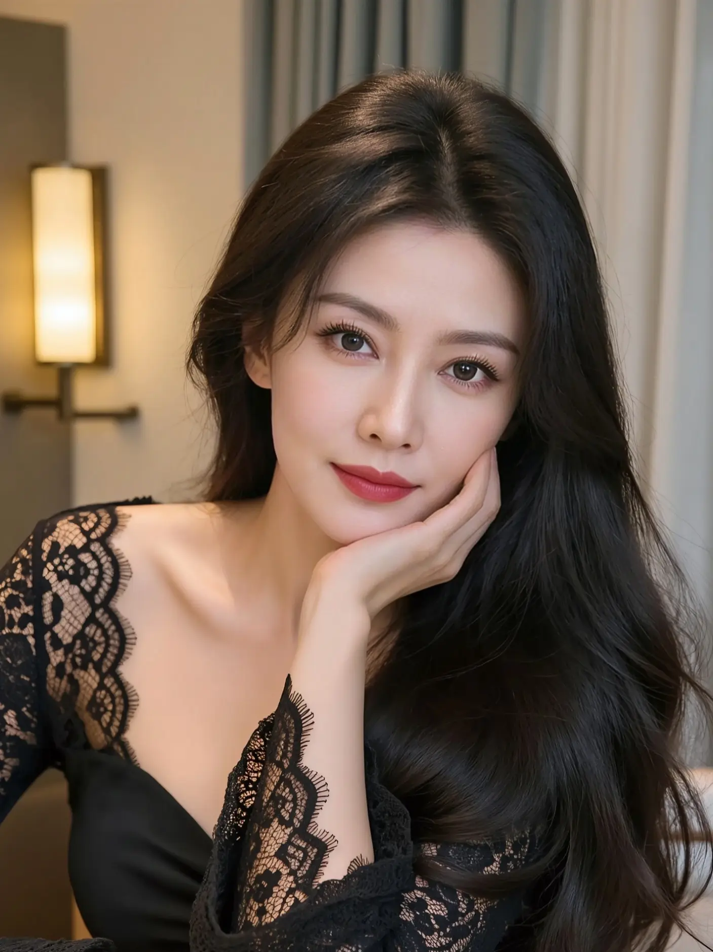 AI蕾丝风情照 随变ai随便玩