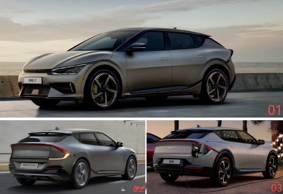 起亚EV6 GT  起亚EV6 GT，两个设计小细节好评：转向灯设计 & 充电口
