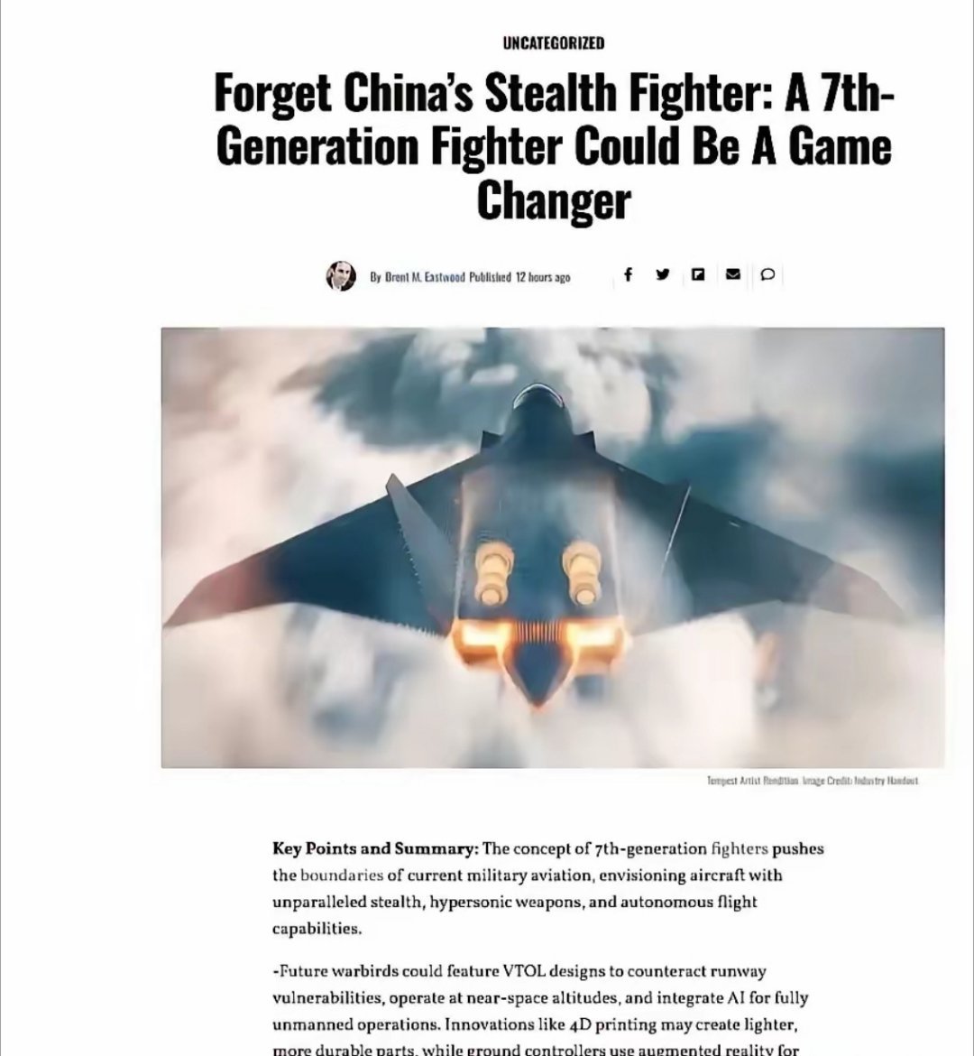 美空军报了“一箭之仇”！为报一箭之仇，美国媒体发布：忘掉中国的六代机吧，七代机将