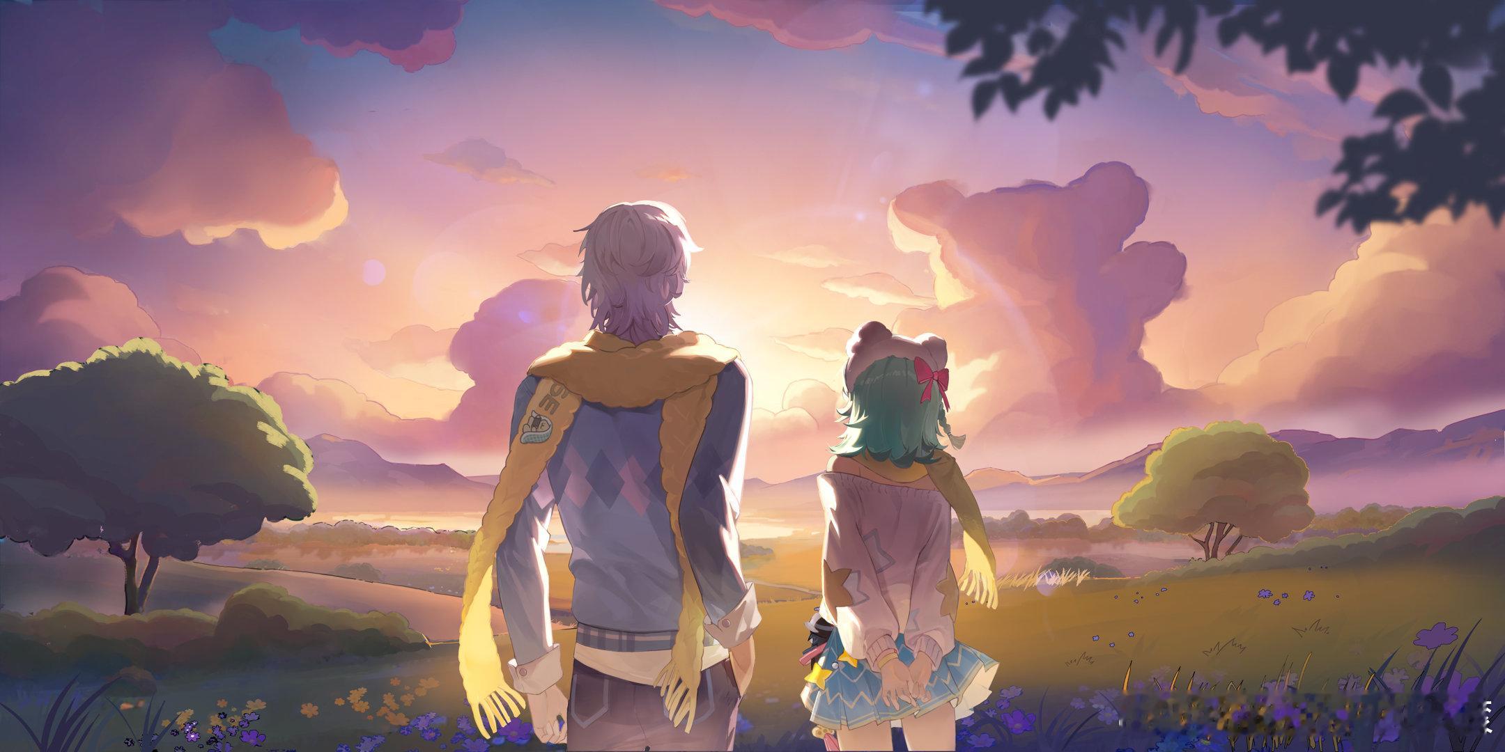 王者荣耀王者周瑜小乔线条小狗皮肤王者线条小狗联动明日上线看起来两个人有那味了啊，