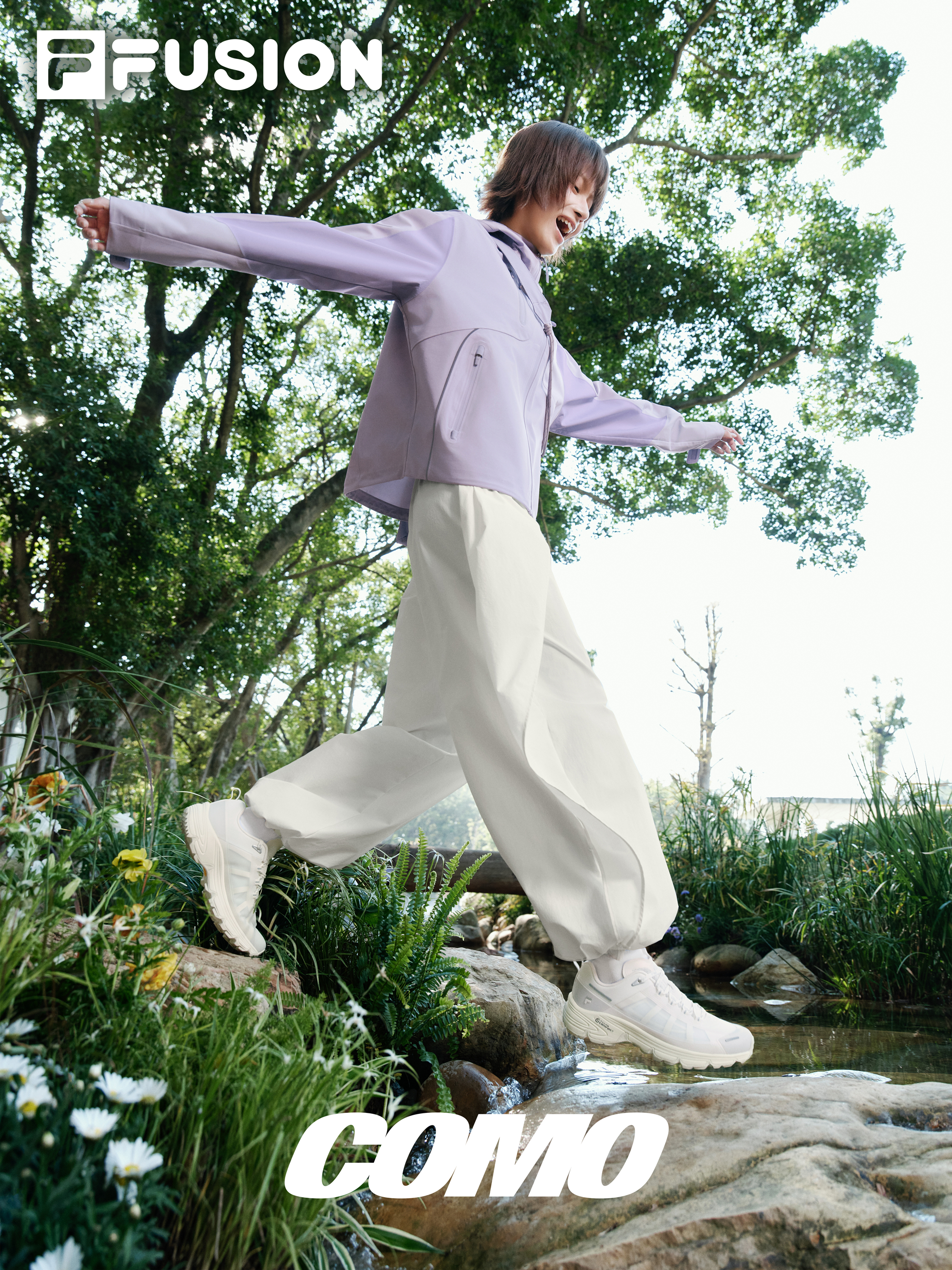FILA FUSION COMOFILA FUSION推出的COMO 湖系户外鞋