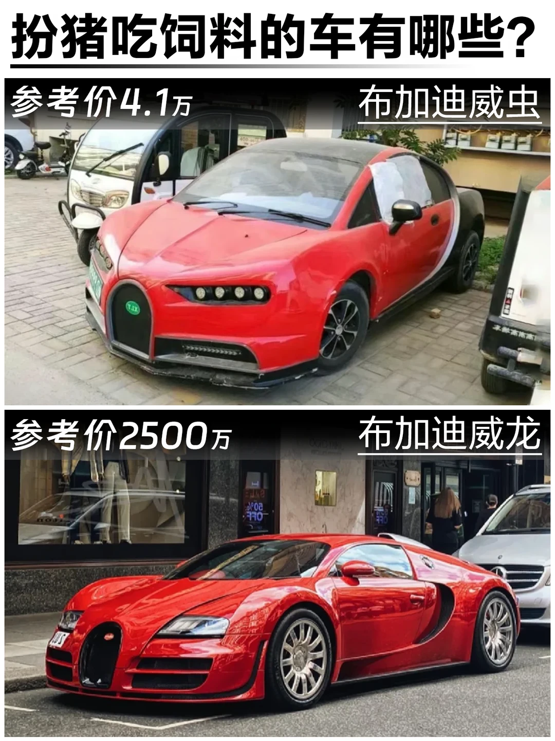 盘点那些扮猪车饲料的车...