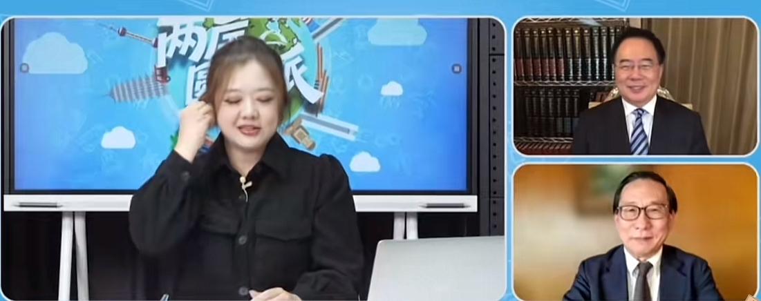 由翟翾主持的全新节目《两岸圆桌派》开播了，第一期便邀请到两位重磅嘉宾：高志凯教授