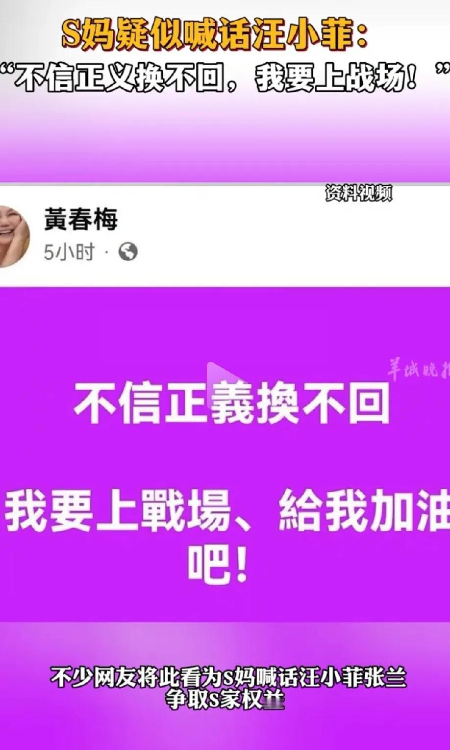 外婆跟生父争抚养权是正义？赶紧把大S老妈的账号也封禁吧，她的言论比张兰的网络影响