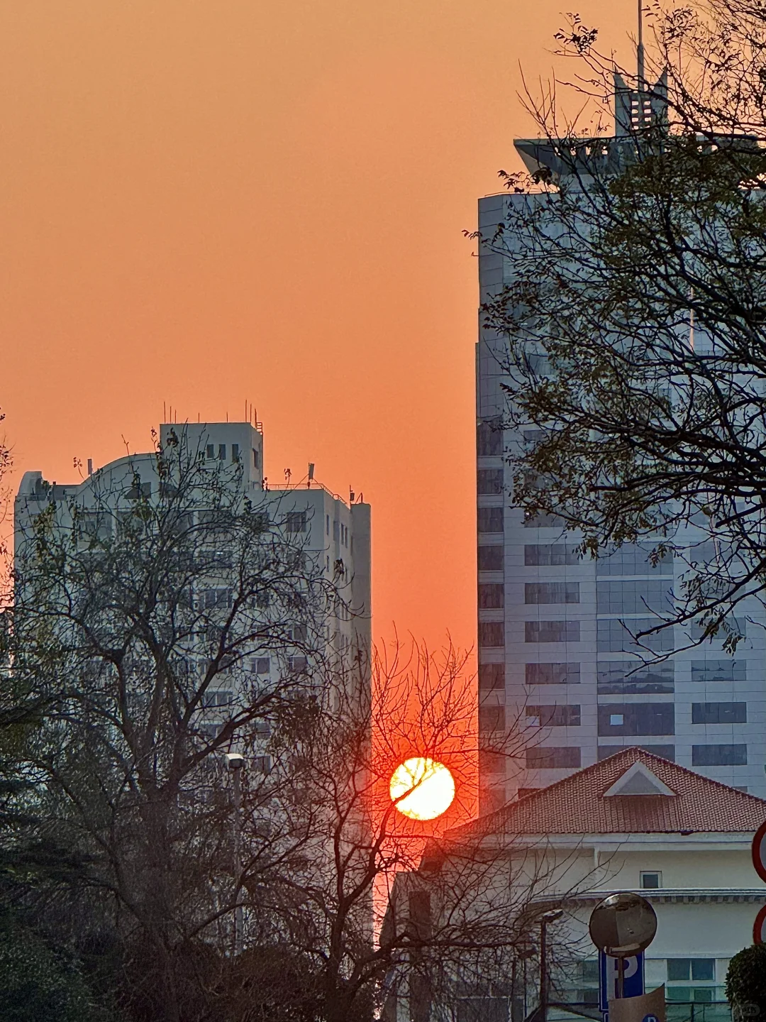 12.20 青岛还是冬天的海边落日🌇美