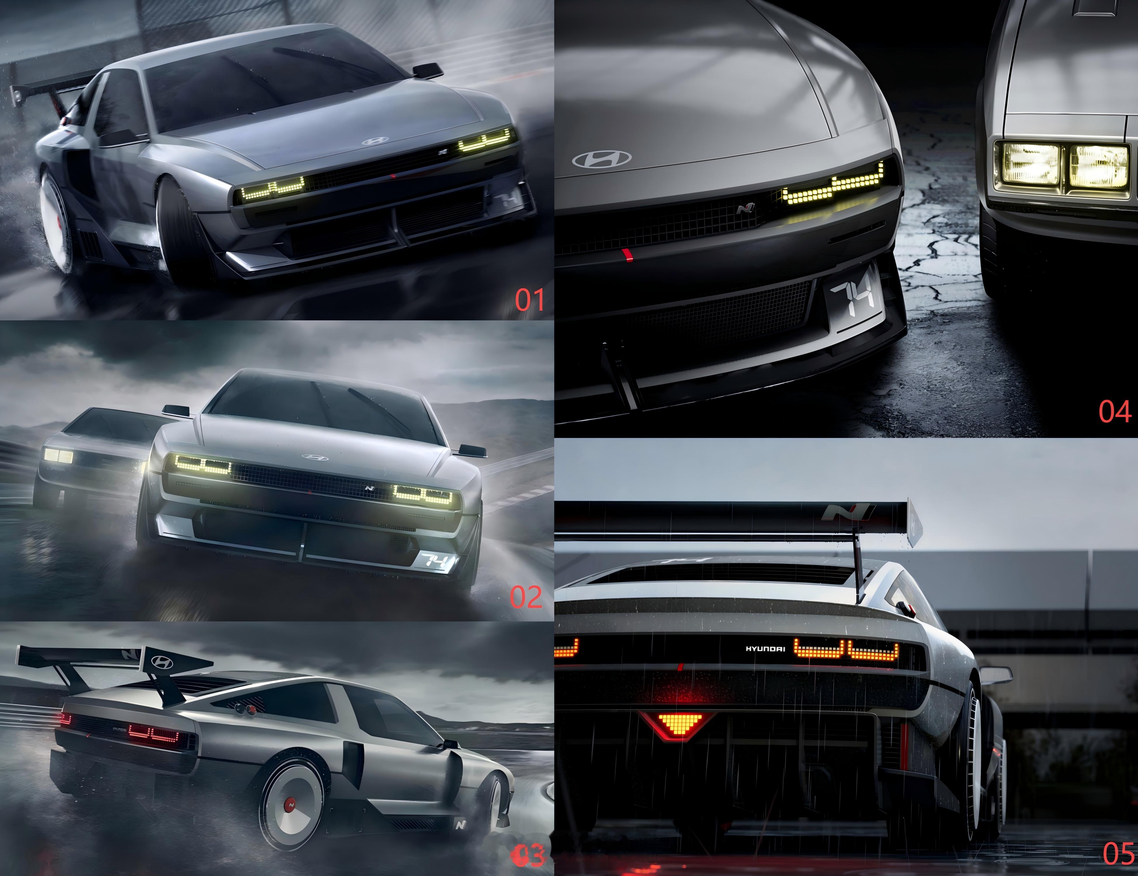 #现代汽车N Vision 74# N Vision 74，这就是最帅现代汽车，