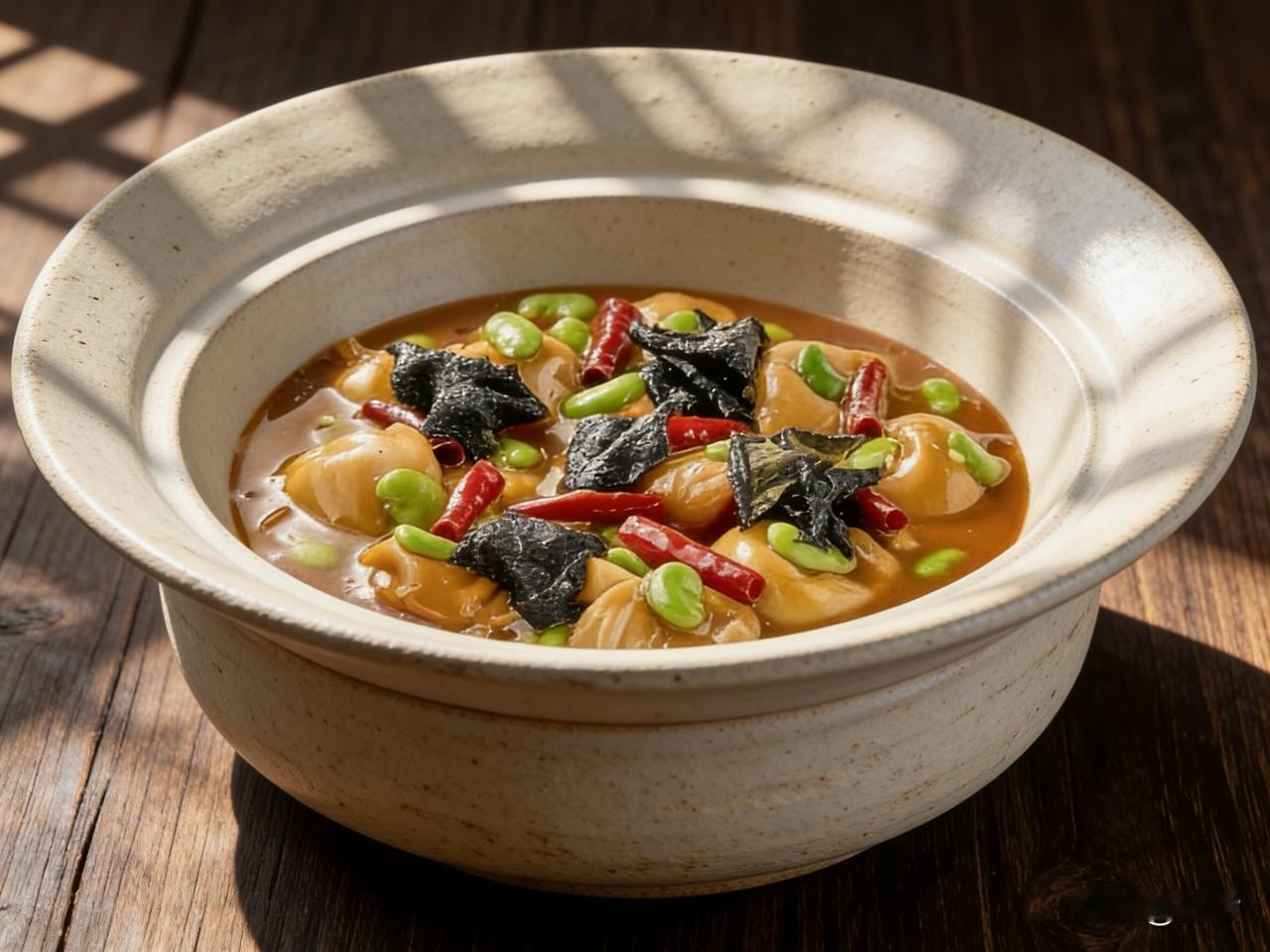 石耳蚕豆烧鱼泡

食材准备（2-3人份）：

主料：干石耳5克（泡发后约50克）