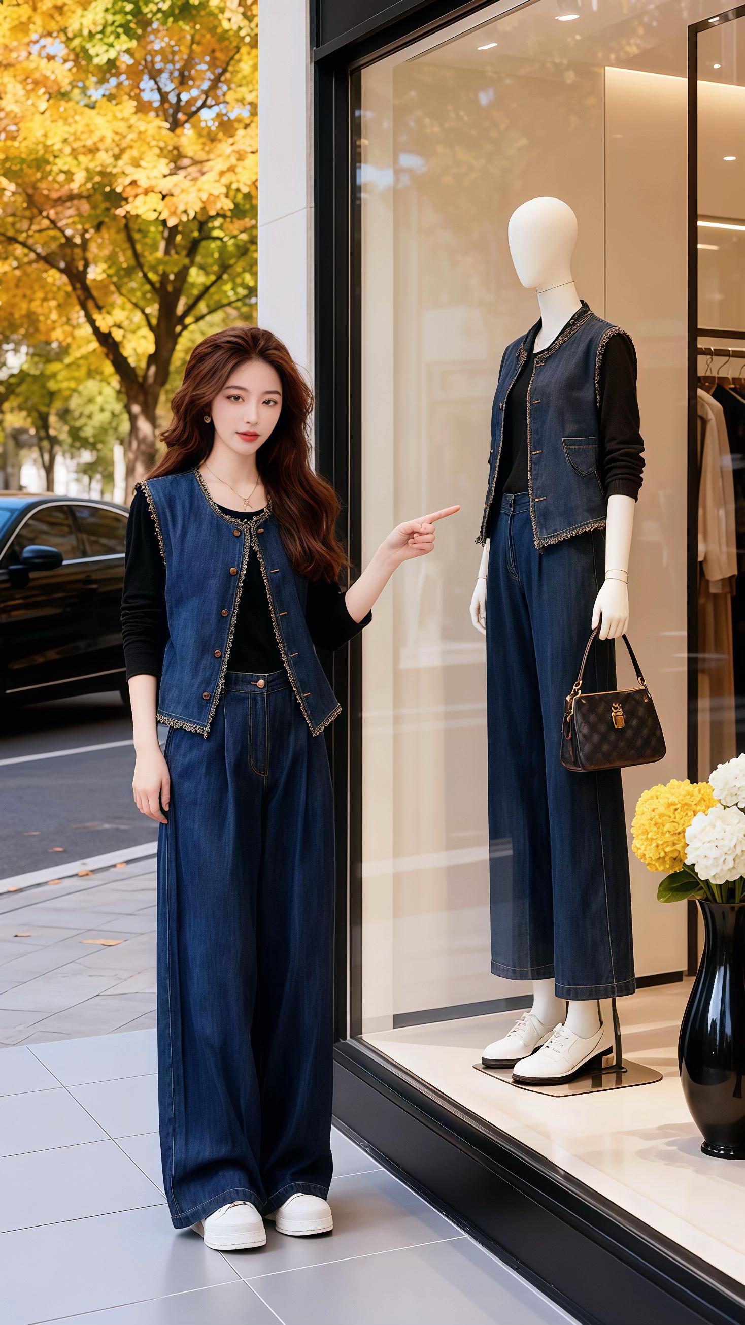 气质穿搭通勤穿搭万能配色公式秋天变时髦就从韩系穿搭开始早秋冷冽又随性的...